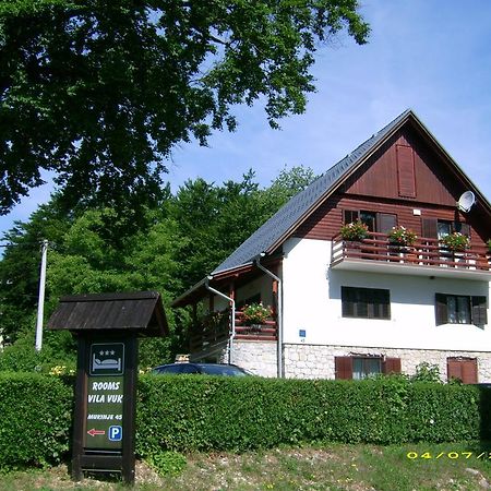 Vila Vuk Plitvička Jezera Exteriör bild